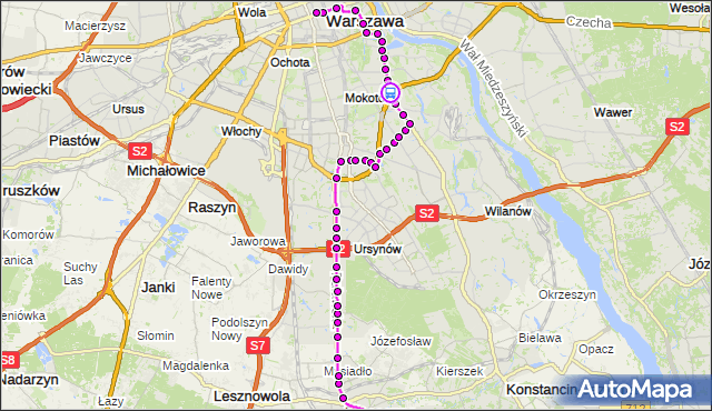 Rozkład jazdy autobusu N83 na przystanku al.Witosa 02. ZTM Warszawa na mapie Targeo
