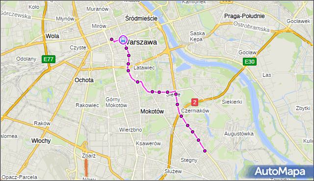 Rozkład jazdy autobusu 131 na przystanku Centrum 01. ZTM Warszawa na mapie Targeo