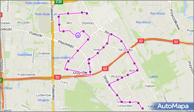 Rozkład jazdy autobusu 179 na przystanku Dunikowskiego 01. ZTM Warszawa na mapie Targeo