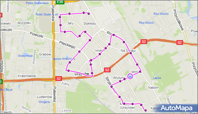 Rozkład jazdy autobusu 179 na przystanku Lanciego 02. ZTM Warszawa na mapie Targeo