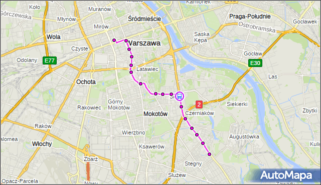 Rozkład jazdy autobusu 131 na przystanku Sielce 01. ZTM Warszawa na mapie Targeo