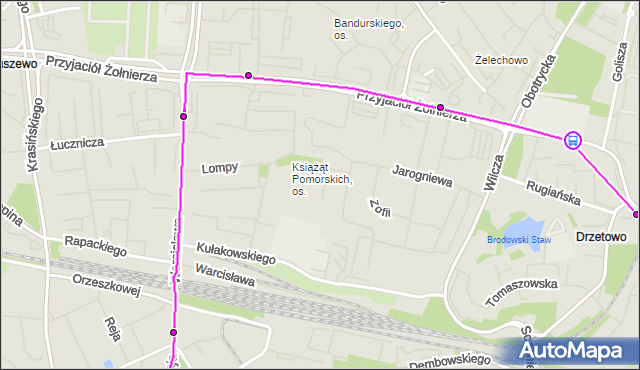 Rozkład jazdy autobusu 69 na przystanku Golisza 11. ZDiTM Szczecin na mapie Targeo
