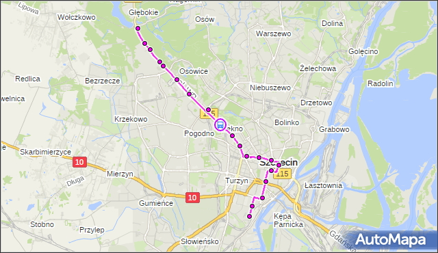 Rozkład jazdy tramwaju 1 na przystanku Bogumiły 12. ZDiTM Szczecin na mapie Targeo