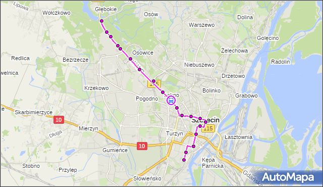 Rozkład jazdy tramwaju 1 na przystanku Piotra Skargi 23. ZDiTM Szczecin na mapie Targeo