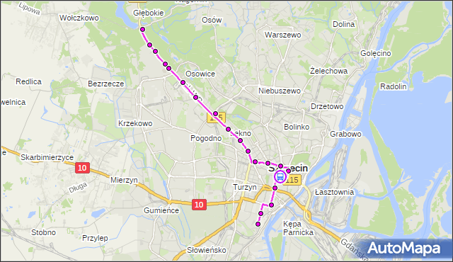 Rozkład jazdy tramwaju 1 na przystanku Plac Żołnierza Polskiego 21. ZDiTM Szczecin na mapie Targeo