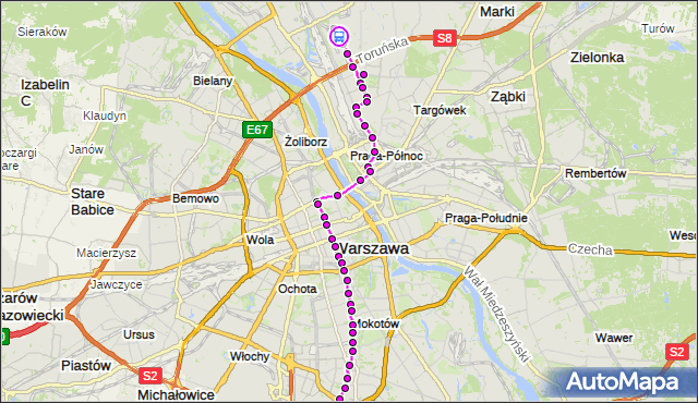 Rozkład jazdy tramwaju 4 na przystanku Faradaya 01. ZTM Warszawa na mapie Targeo