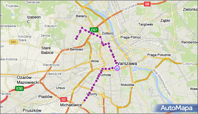 Rozkład jazdy tramwaju 35 na przystanku Metro Politechnika 04. ZTM Warszawa na mapie Targeo