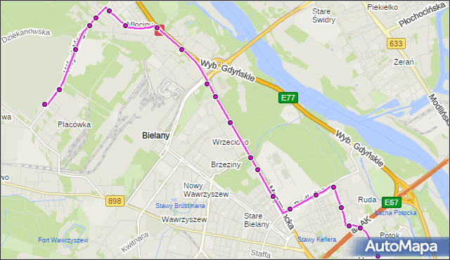 Rozkład jazdy autobusu 181 na przystanku Bohomolca 01. ZTM Warszawa na mapie Targeo