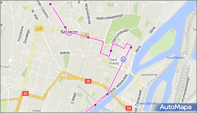 Rozkład jazdy autobusu 70 na przystanku Jarowita nż 11. ZDiTM Szczecin na mapie Targeo