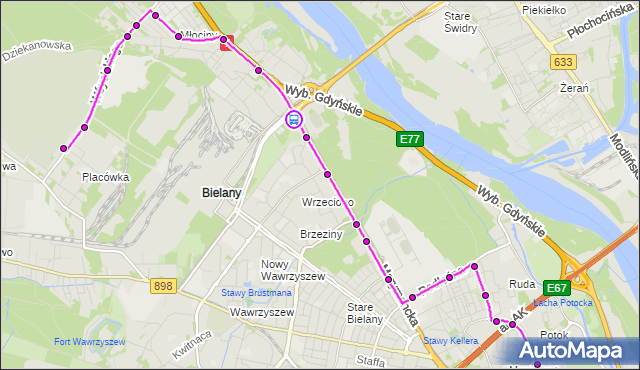 Rozkład jazdy autobusu 181 na przystanku Prozy 01. ZTM Warszawa na mapie Targeo