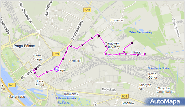 Rozkład jazdy autobusu 338 na przystanku Korsaka 02. ZTM Warszawa na mapie Targeo