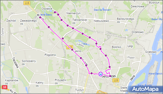 Rozkład jazdy tramwaju 3 na przystanku Plac Grunwaldzki 12. ZDiTM Szczecin na mapie Targeo
