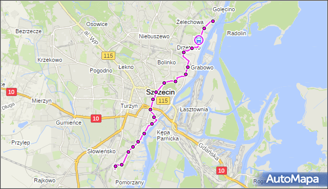 Rozkład jazdy tramwaju 3 na przystanku Ludowa 12. ZDiTM Szczecin na mapie Targeo