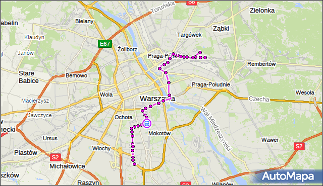 Rozkład jazdy autobusu 138 na przystanku Dworkowa 04. ZTM Warszawa na mapie Targeo