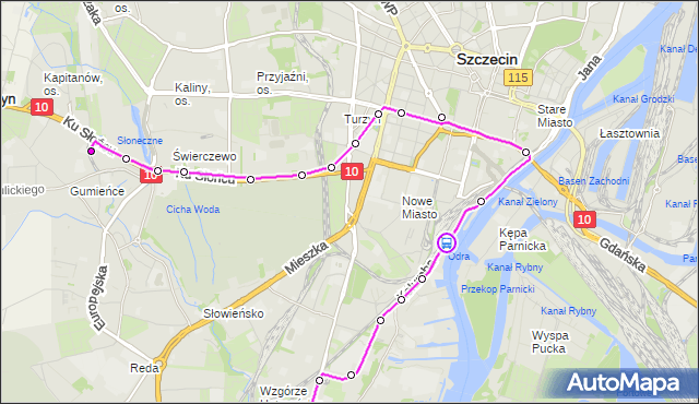 Rozkład jazdy autobusu 528 na przystanku Kolumba 12. ZDiTM Szczecin na mapie Targeo