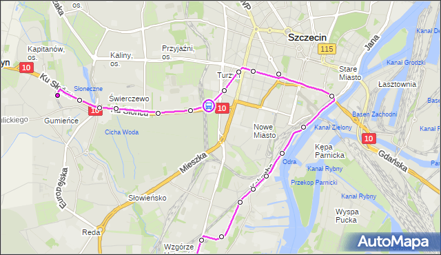 Rozkład jazdy autobusu 528 na przystanku Osiedle Akademickie 11. ZDiTM Szczecin na mapie Targeo