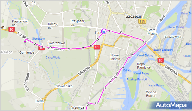 Rozkład jazdy autobusu 528 na przystanku Plac Kościuszki 42. ZDiTM Szczecin na mapie Targeo