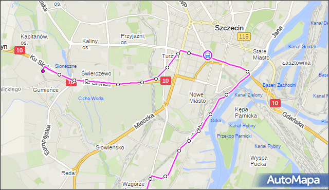 Rozkład jazdy autobusu 528 na przystanku Plac Zwycięstwa 11. ZDiTM Szczecin na mapie Targeo