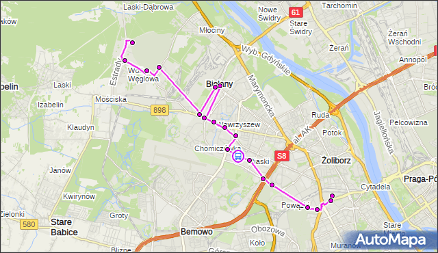 Rozkład jazdy autobusu 409 na przystanku Galla Anonima 02. ZTM Warszawa na mapie Targeo
