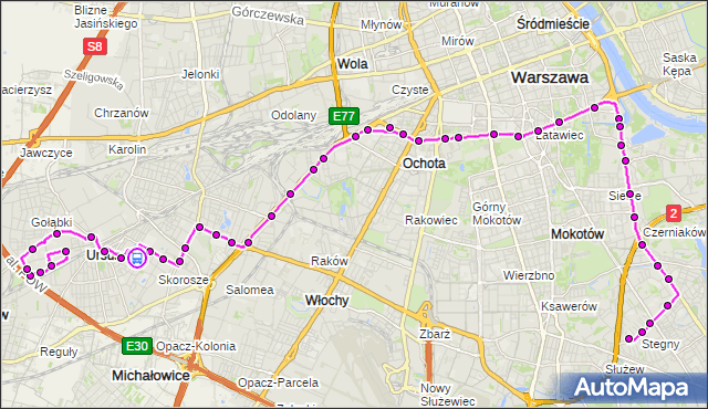 Rozkład jazdy autobusu 187 na przystanku Adamieckiego 01. ZTM Warszawa na mapie Targeo
