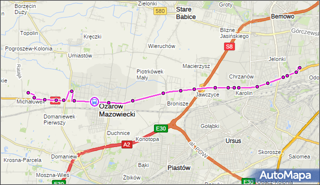 Rozkład jazdy autobusu 713 na przystanku 3 Maja 02. ZTM Warszawa na mapie Targeo
