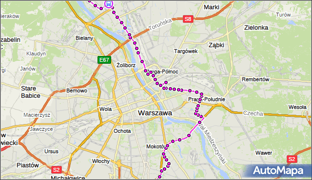 Rozkład jazdy autobusu N03 na przystanku Białołęka-Ratusz 03. ZTM Warszawa na mapie Targeo