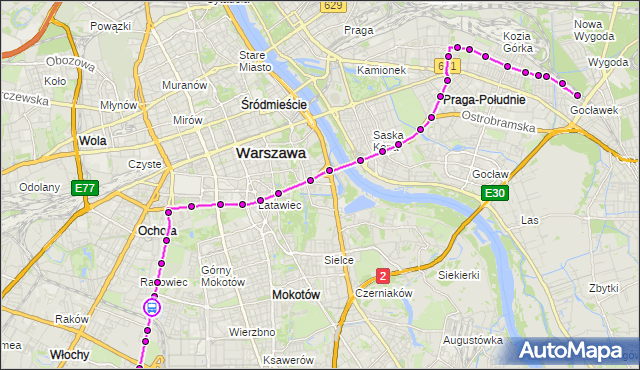 Rozkład jazdy autobusu 188 na przystanku Baleya 01. ZTM Warszawa na mapie Targeo