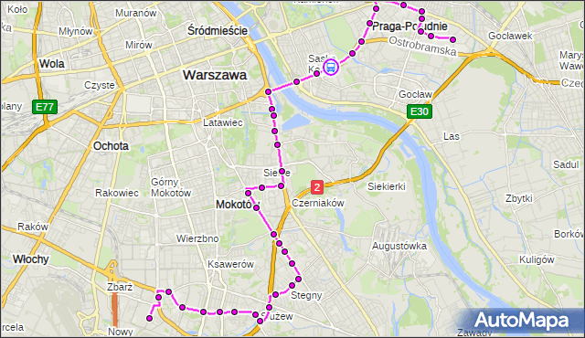 Rozkład jazdy autobusu 141 na przystanku Międzynarodowa 01. ZTM Warszawa na mapie Targeo