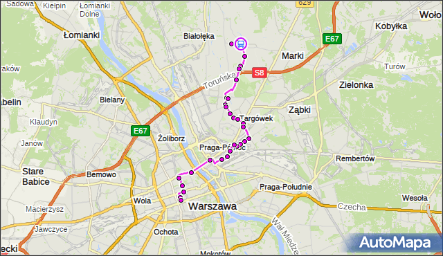 Rozkład jazdy autobusu N11 na przystanku Kąty Grodziskie 01. ZTM Warszawa na mapie Targeo