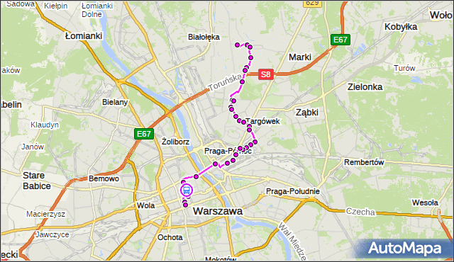 Rozkład jazdy autobusu N11 na przystanku Królewska 01. ZTM Warszawa na mapie Targeo