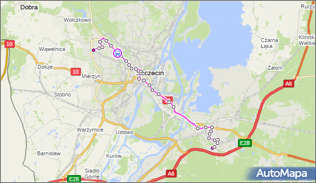 Rozkład jazdy autobusu 531 na przystanku Łękno 21. ZDiTM Szczecin na mapie Targeo