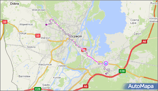 Rozkład jazdy autobusu 531 na przystanku Struga Zajezdnia nż 11. ZDiTM Szczecin na mapie Targeo