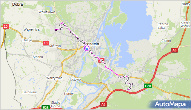 Rozkład jazdy autobusu 531 na przystanku Wyszyńskiego 18. ZDiTM Szczecin na mapie Targeo