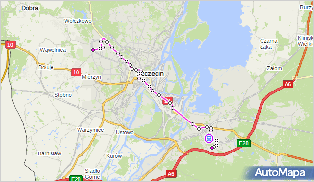 Rozkład jazdy autobusu 531 na przystanku Lniana nż 12. ZDiTM Szczecin na mapie Targeo