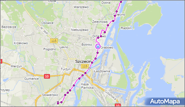 Rozkład jazdy tramwaju 6 na przystanku Stocznia Szczecińska 31. ZDiTM Szczecin na mapie Targeo