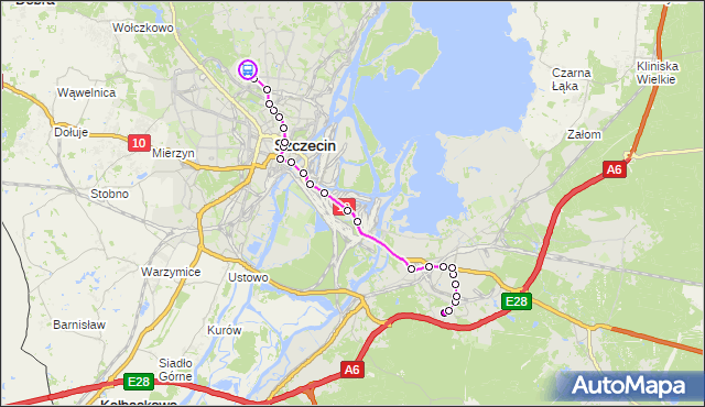 Rozkład jazdy autobusu 532 na przystanku Wiosny Ludów 12. ZDiTM Szczecin na mapie Targeo