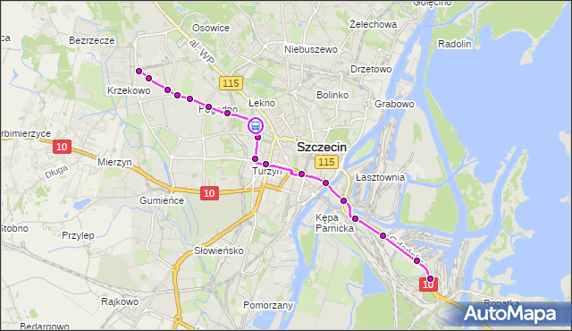 Rozkład jazdy tramwaju 7 na przystanku Wawrzyniaka 13. ZDiTM Szczecin na mapie Targeo