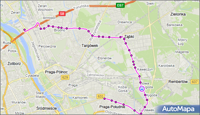 Rozkład jazdy autobusu 145 na przystanku Oraczy 02. ZTM Warszawa na mapie Targeo