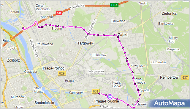 Rozkład jazdy autobusu 145 na przystanku pl.Szembeka 02. ZTM Warszawa na mapie Targeo