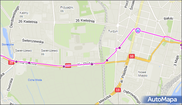 Rozkład jazdy tramwaju 8 na przystanku Plac Kościuszki 21. ZDiTM Szczecin na mapie Targeo