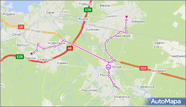 Rozkład jazdy autobusu 534 na przystanku Uczniowska 12. ZDiTM Szczecin na mapie Targeo