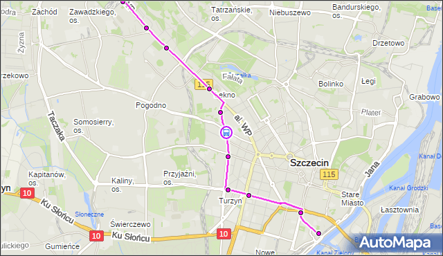 Rozkład jazdy tramwaju 8 na przystanku Wawrzyniaka 12. ZDiTM Szczecin na mapie Targeo