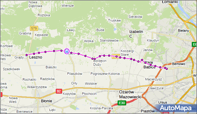 Rozkład jazdy autobusu 719 na przystanku Zaborów-Szkoła 01. ZTM Warszawa na mapie Targeo