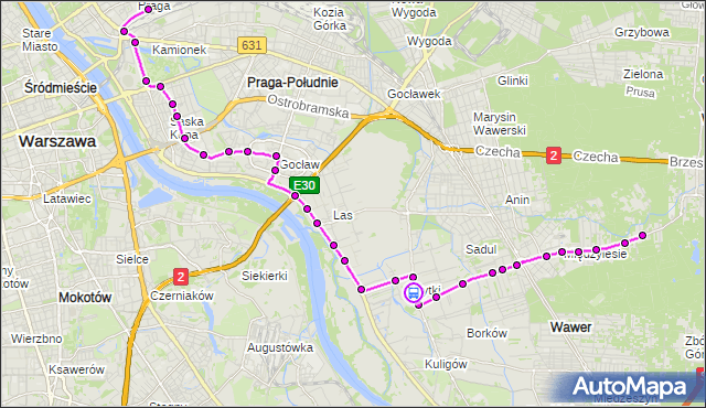 Rozkład jazdy autobusu 147 na przystanku Zerzeń 02. ZTM Warszawa na mapie Targeo