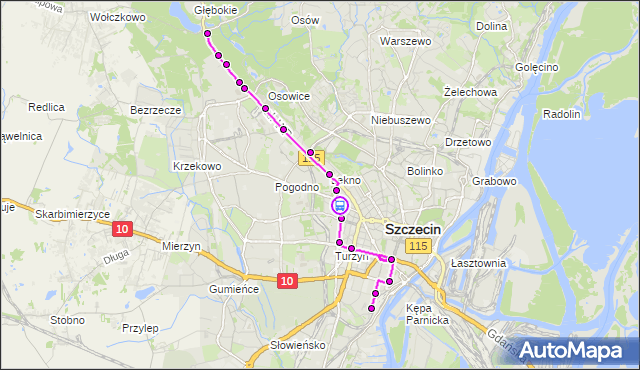 Rozkład jazdy tramwaju 9 na przystanku Wawrzyniaka 13. ZDiTM Szczecin na mapie Targeo