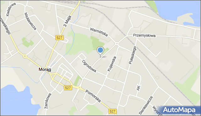 Morąg, 11 Listopada, mapa Morąg