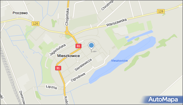 Mieszkowice powiat gryfiński, 1 Maja, mapa Mieszkowice powiat gryfiński