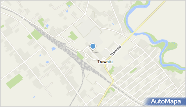 Trawniki powiat świdnicki, 1 Maja, mapa Trawniki powiat świdnicki