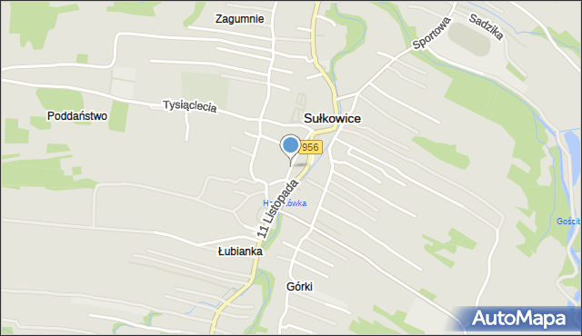 Sułkowice powiat myślenicki, 24 Lipca, mapa Sułkowice powiat myślenicki