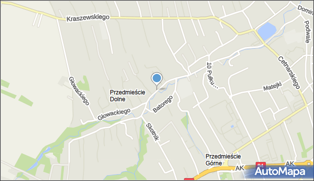 Łańcut, 29 Listopada, mapa Łańcut